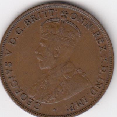 Beschrijving: 1 Penny GEORGIUS V 